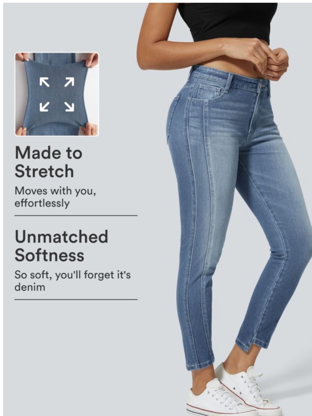 Light Blue Women’s Stretch Jeans
